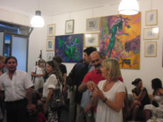 inaugurazione dello studio in via Saluzzo nel 2011