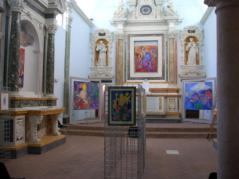 mostra alla Chiesa dei Bigi a Grosseto nel 2009