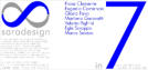 invito alla mostra "7", 2008
