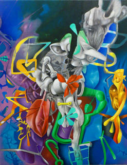 "Flore e faune" - olio su tela - cm. 40x60 - 2013