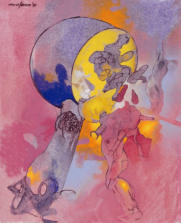 "spot" - olio su cartone - cm.30x40 - 2007