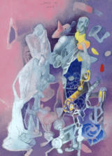 "sonata" - olio su carta - cm. 21x29 - 2008