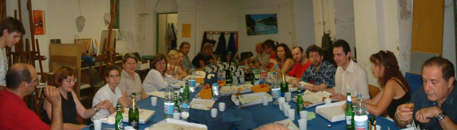 Cena d'addio con gli allievi agli Argonauti