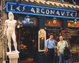 Marco con Peppe Aulicino a Parigi